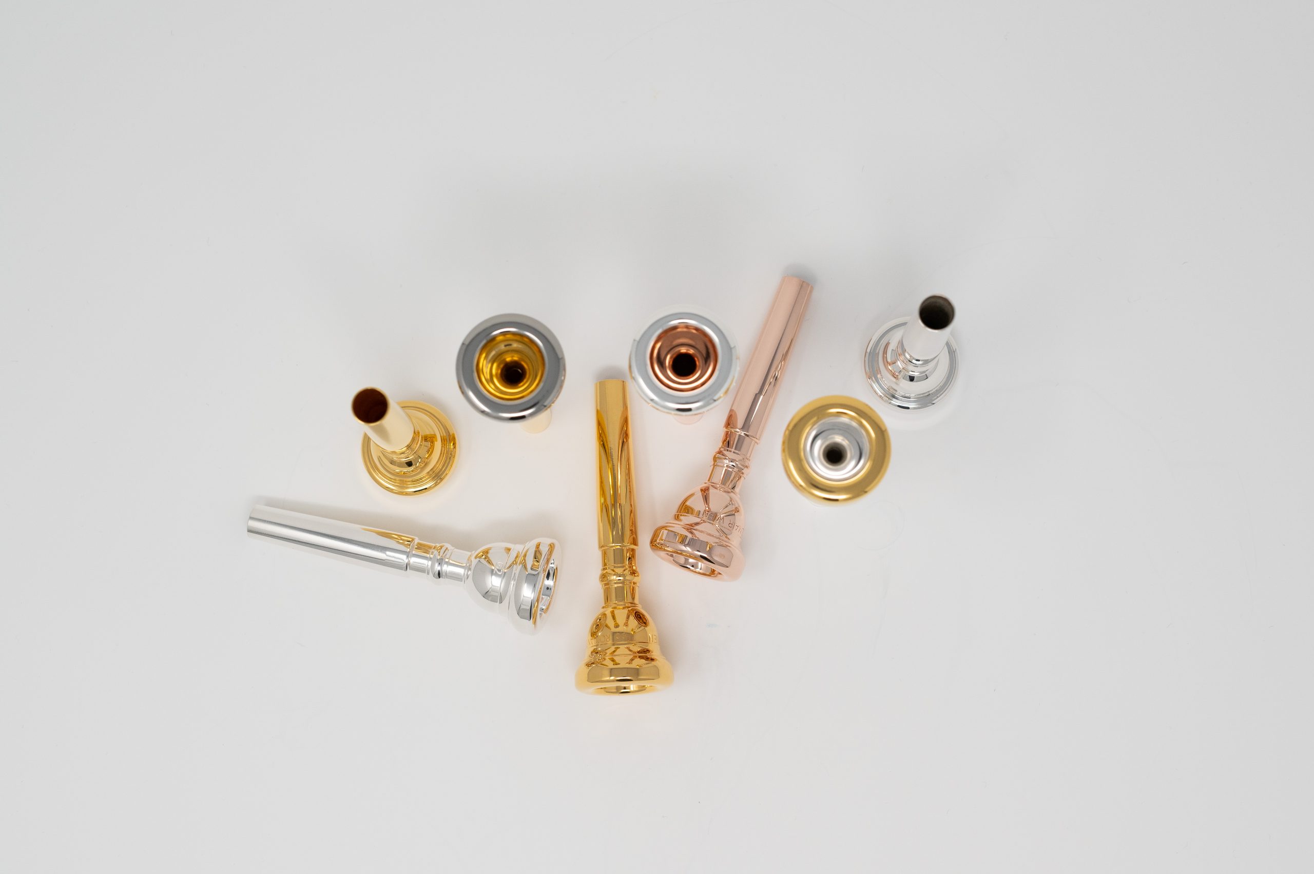 Mundstück Trompete Gold Silber Rosé